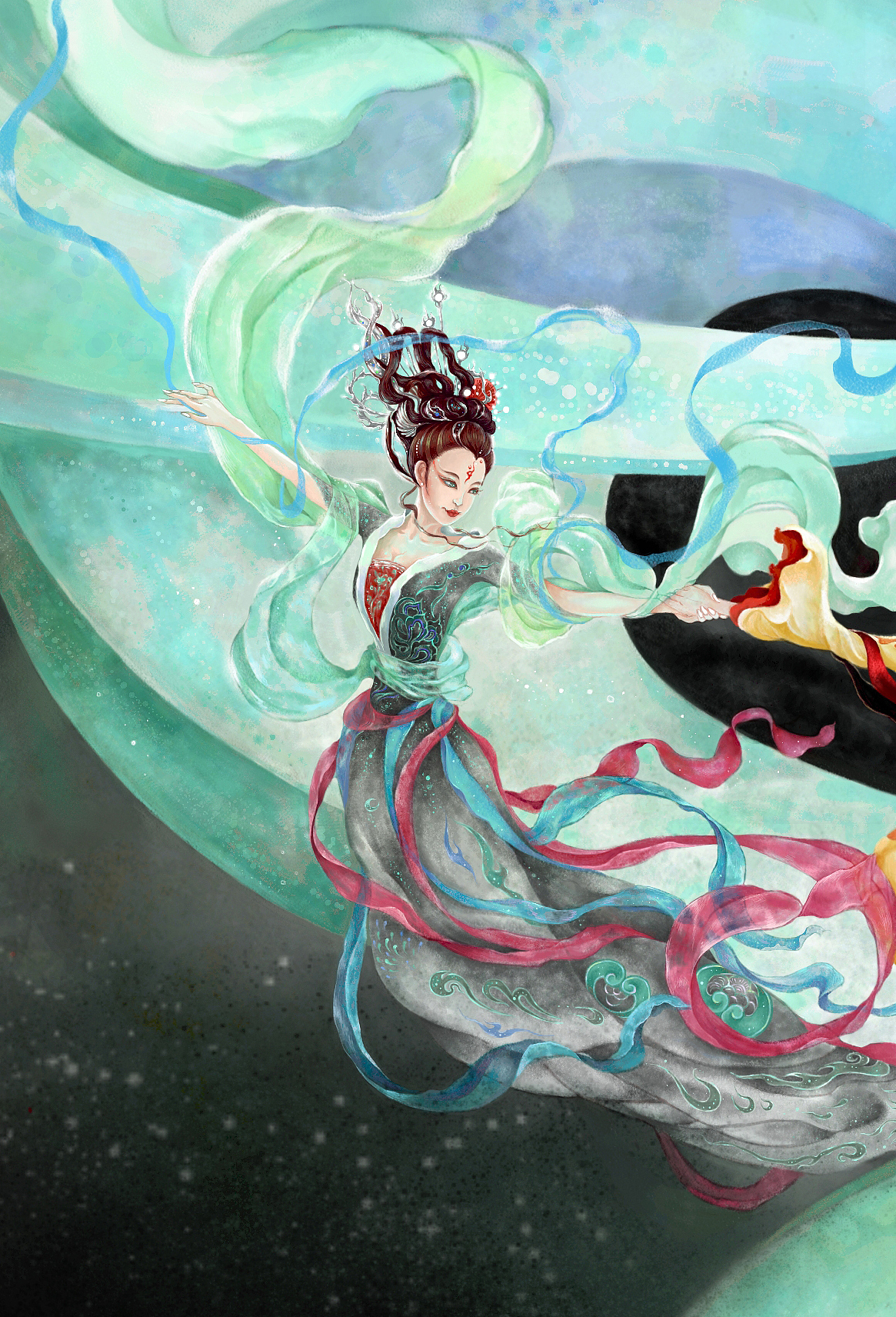 第二世的狐仙姐姐,在兵荒马乱中拯救了已经转世成凡人的妹妹阿绣