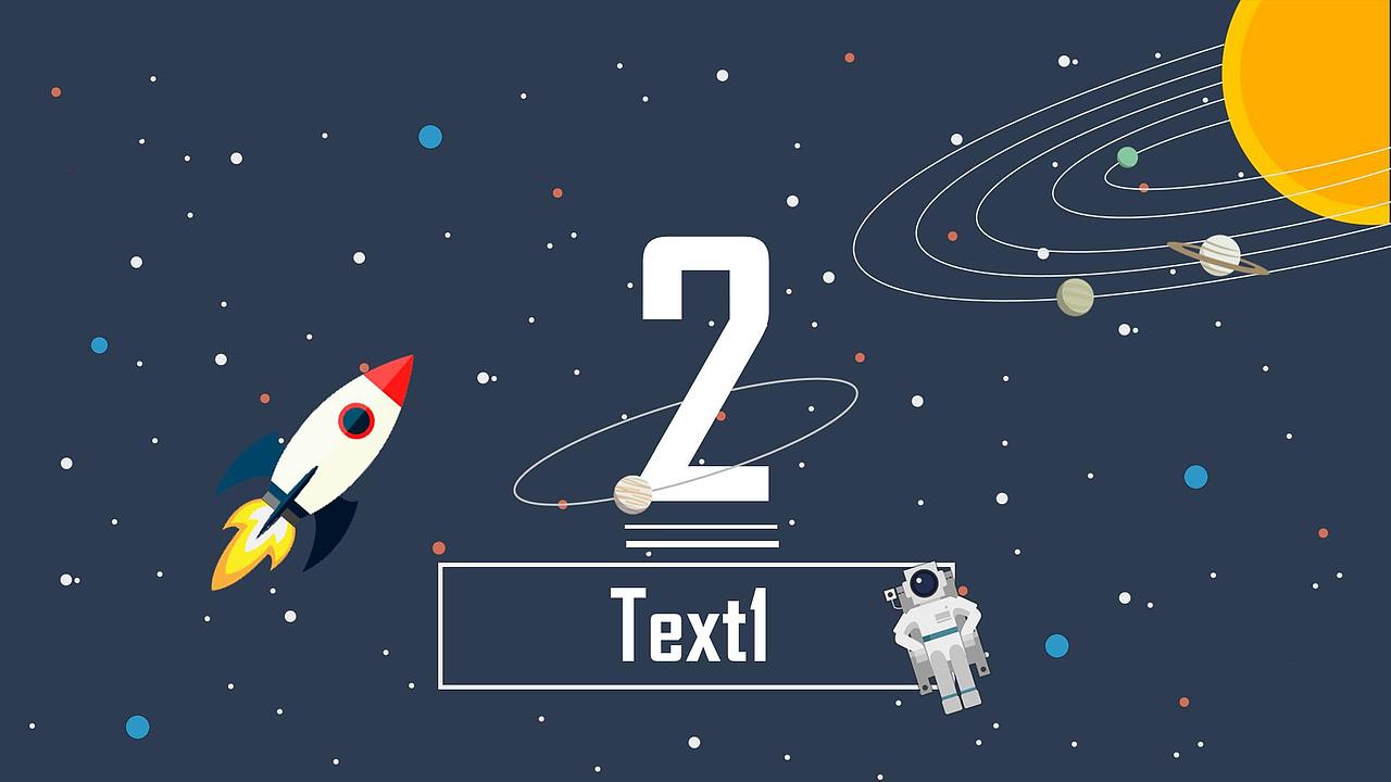 【创意演示】火箭探索宇宙动画ppt模板