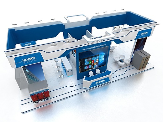 星空美陈商场dp点3d效果图设计制作