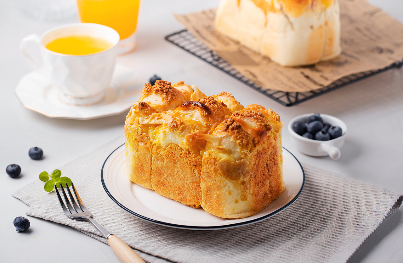 拍了一天的面包