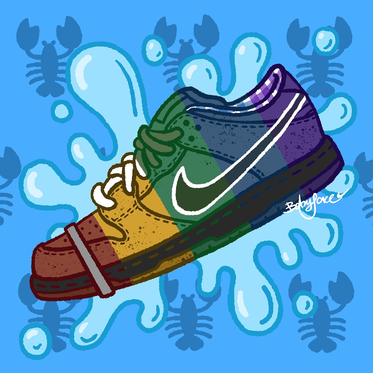 Dunk年（图ZMjMxODAxMjI0） - 创作习作 - 站酷设计师小学生闹海原创素材 - 站酷ZCOOL