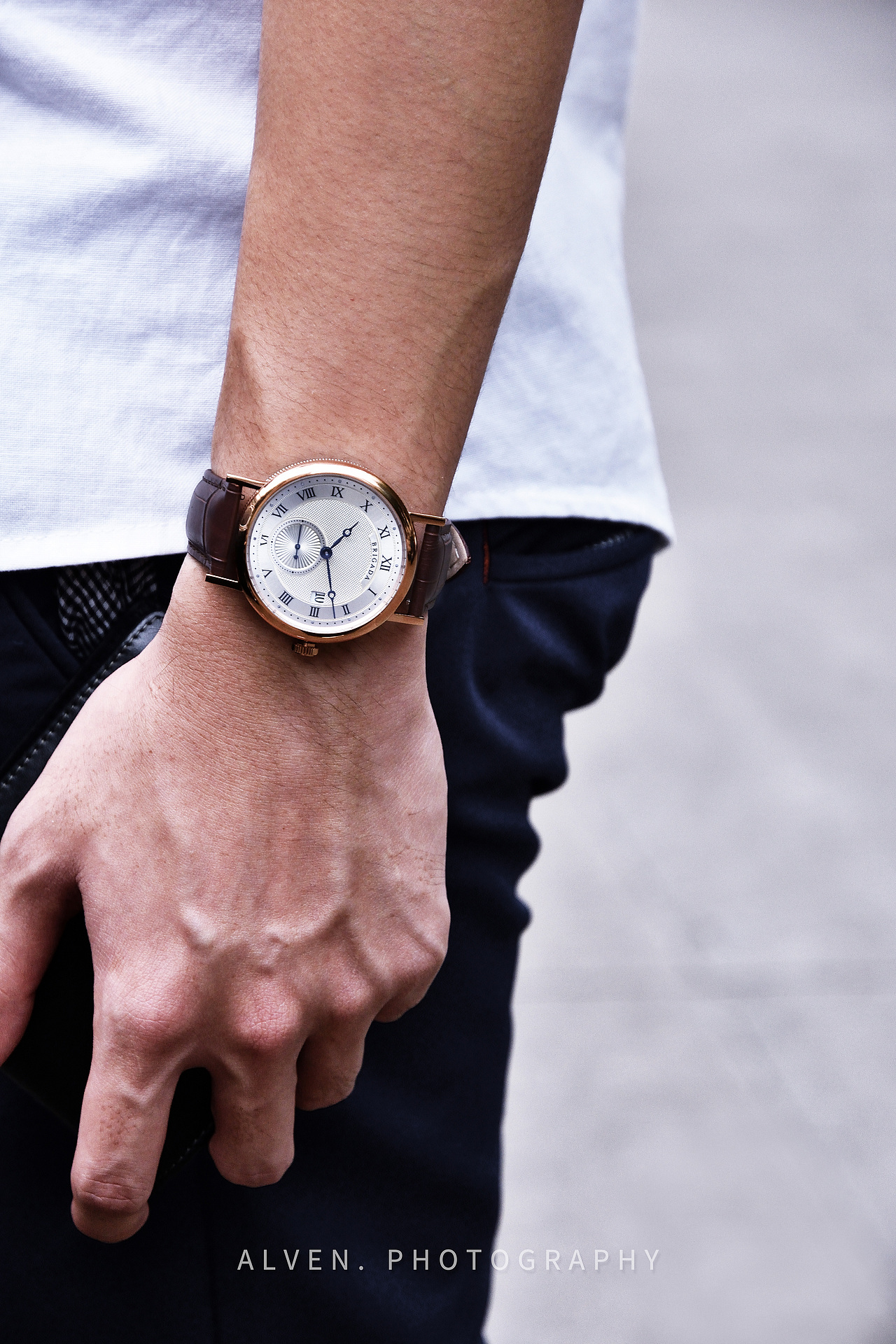 男士腕表模特手戴图拍摄