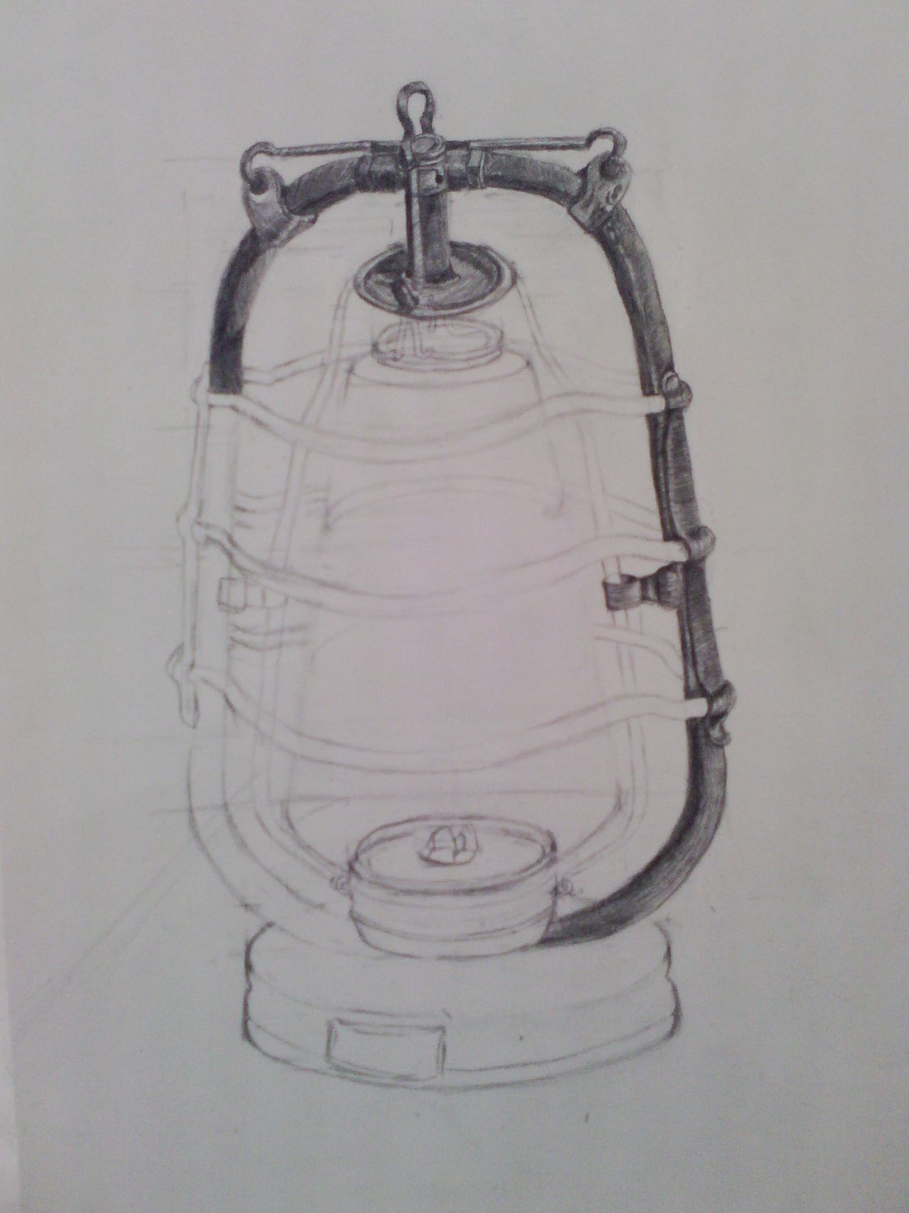 素描马灯步骤图