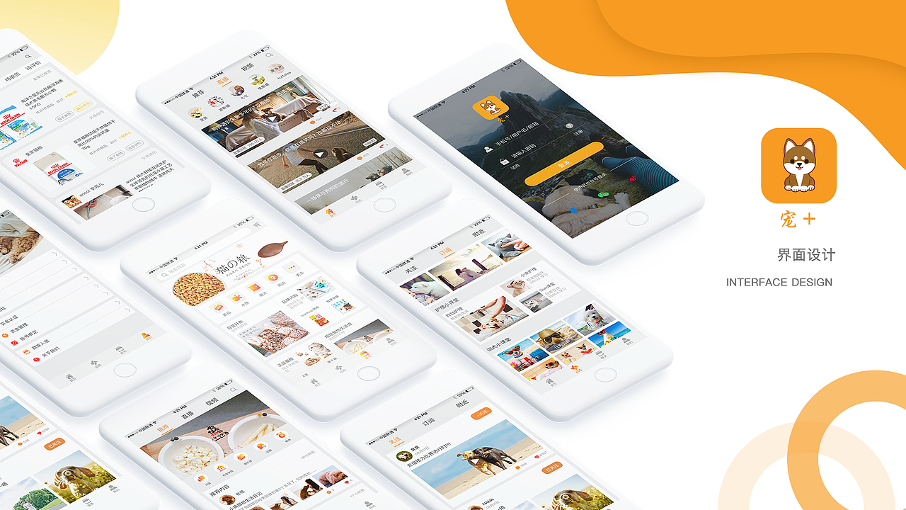 宠+--宠物社交app IOS端（图ZMTQ2NTIwNzEy） - APP界面 - 站酷设计师Z62559290原创素材 - 站酷ZCOOL
