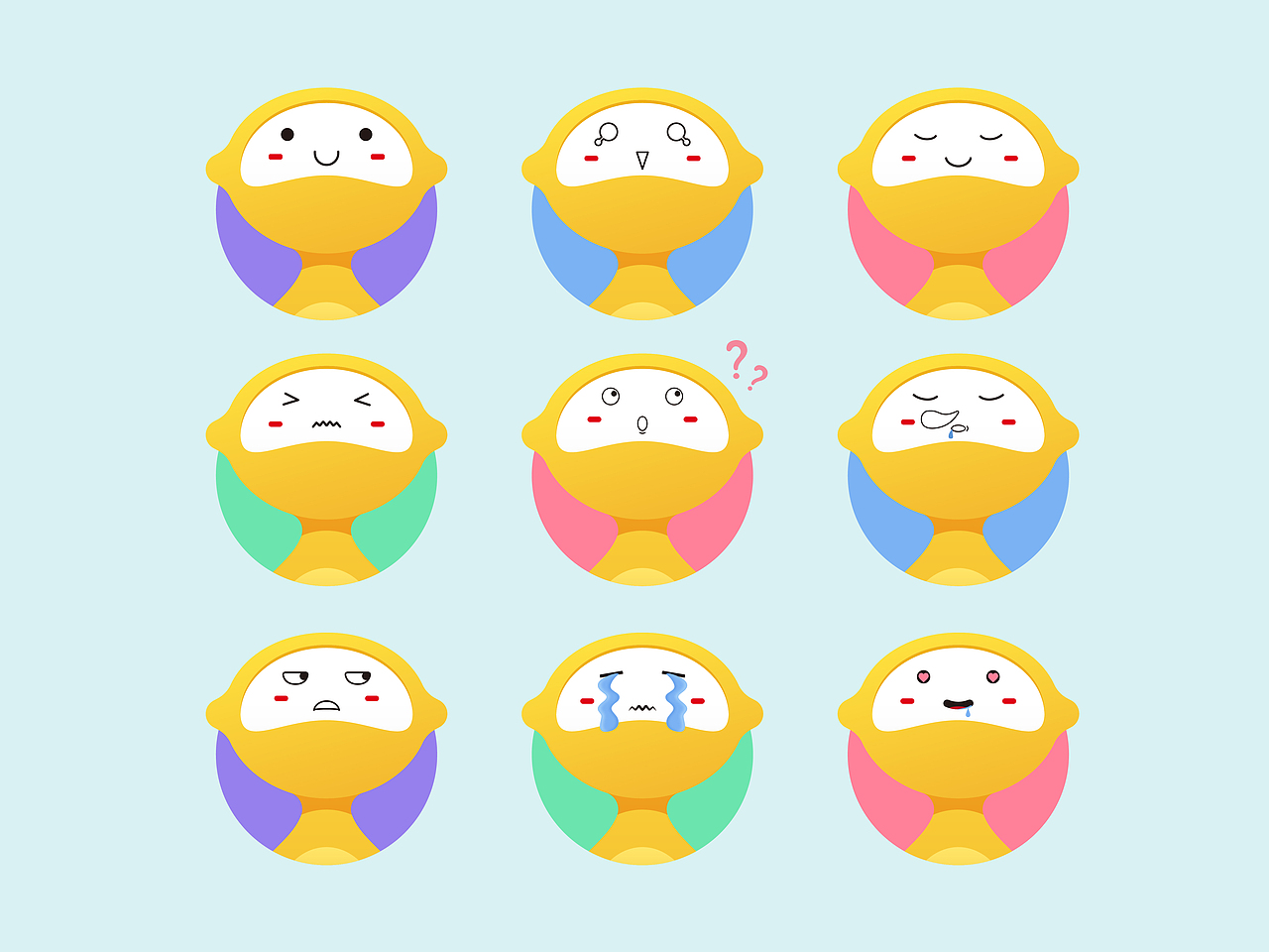 "c萌";柠檬吉祥物设计