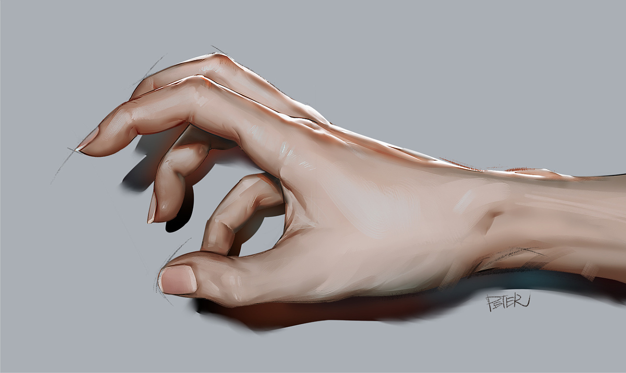 手|插画|商业插画|peter肖吉 - 原创作品 - 站酷 (zcool)