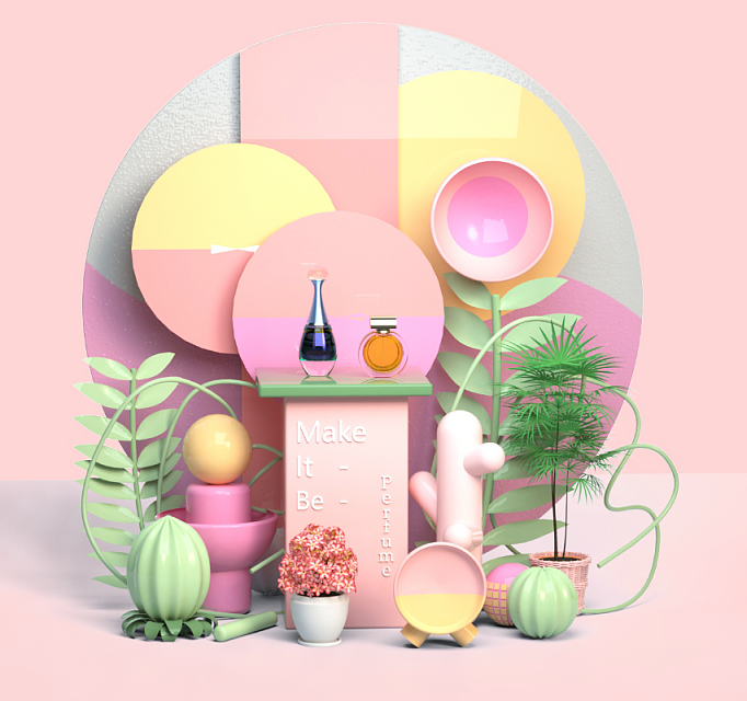 OC第五期学员作品——NiaoNiao的C4D课堂（上）（图ZMTc1NjM2Njg4） - 场景 - 站酷设计师我就是NiaoNiao原创素材 - 站酷ZCOOL