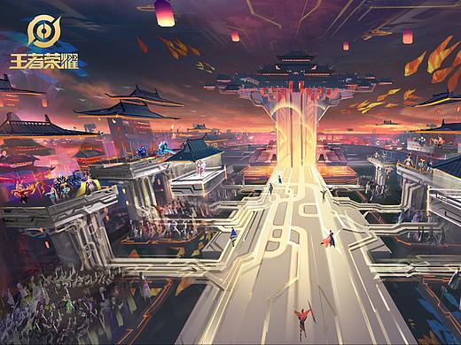 《王者荣耀·2021共创之夜》舞台美术概念设计