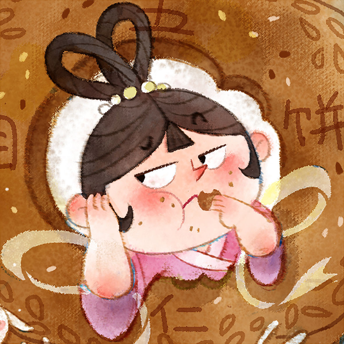 月饼你吃了吗？（图ZOTMwNTUyNDg=） - 儿童插画 - 站酷设计师MOMO插画原创素材 - 站酷ZCOOL