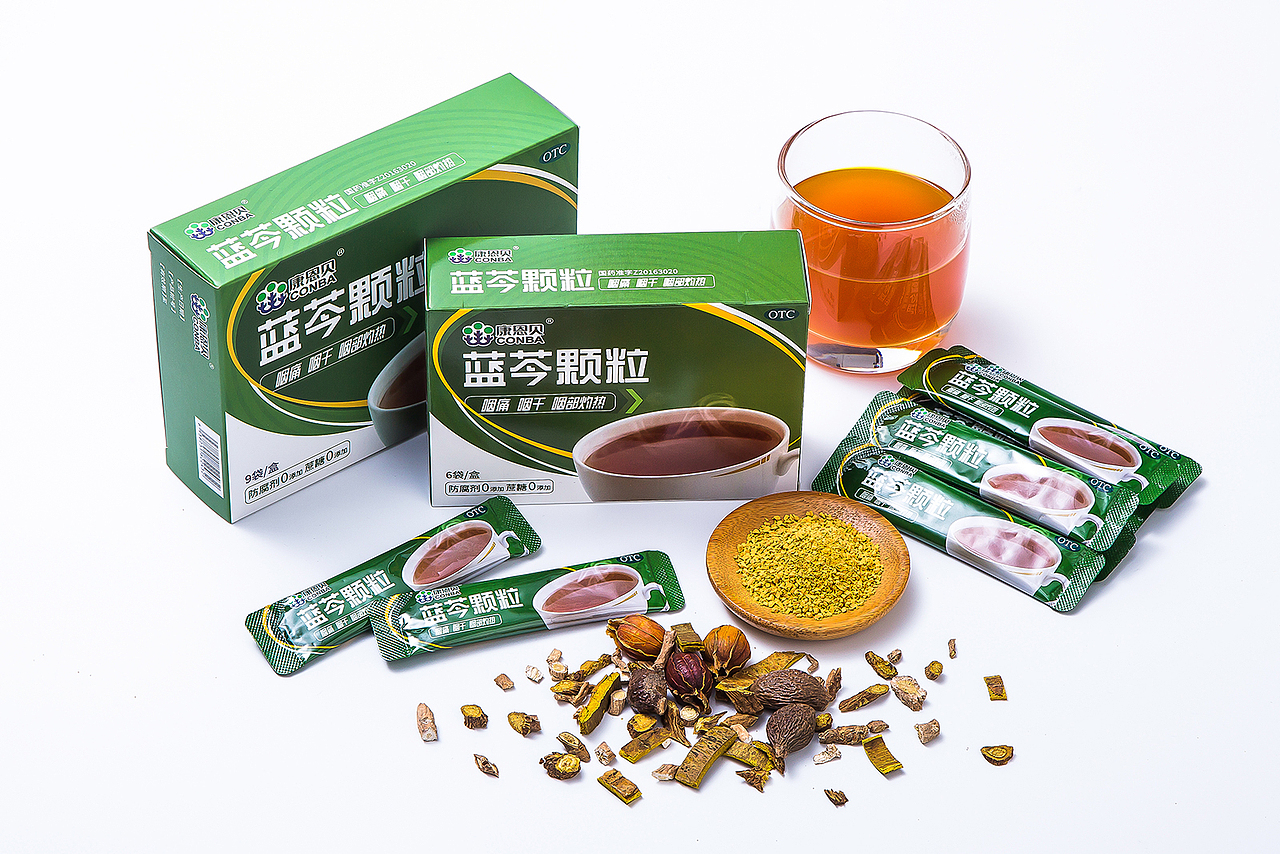 康恩贝蓝芩颗粒新蓝芩带给您一杯子的关爱