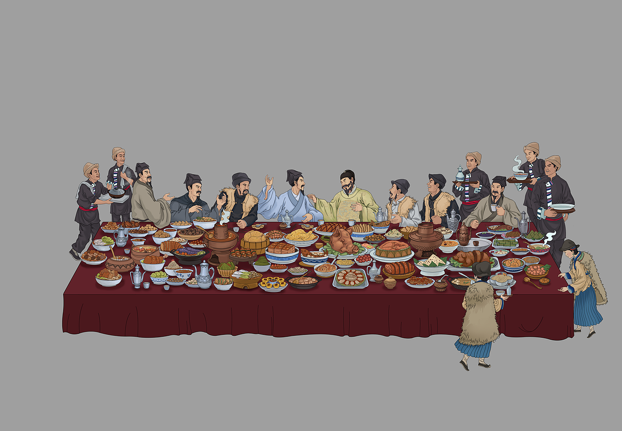 丽江徐霞客纪念馆层板画