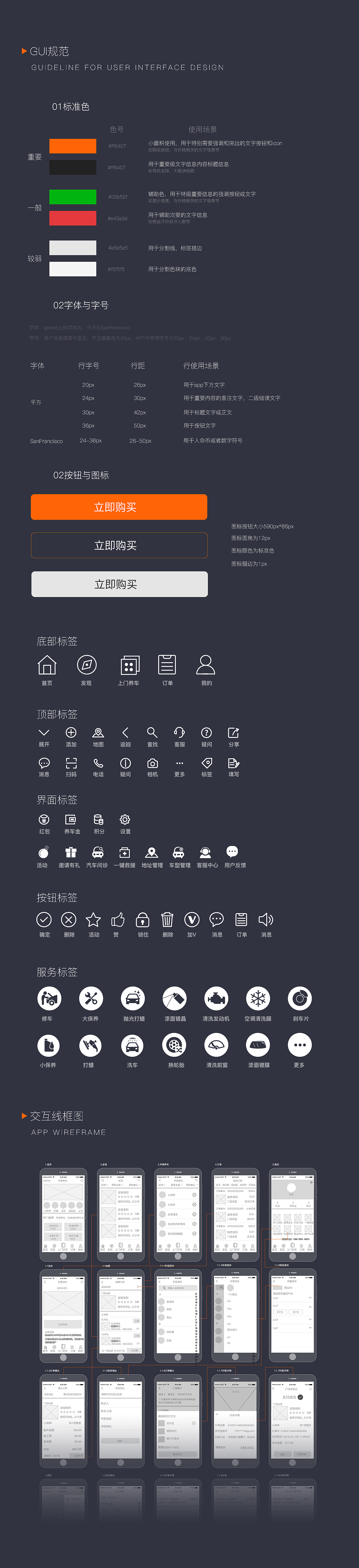 一款养车app设计