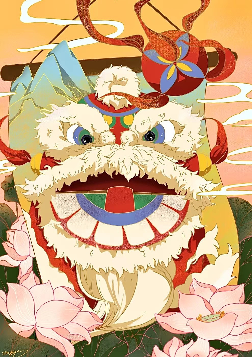 国朝插画（图ZMzEyNTIwMjAw） - 商业插画 - 站酷设计师拾三插画原创素材 - 站酷ZCOOL