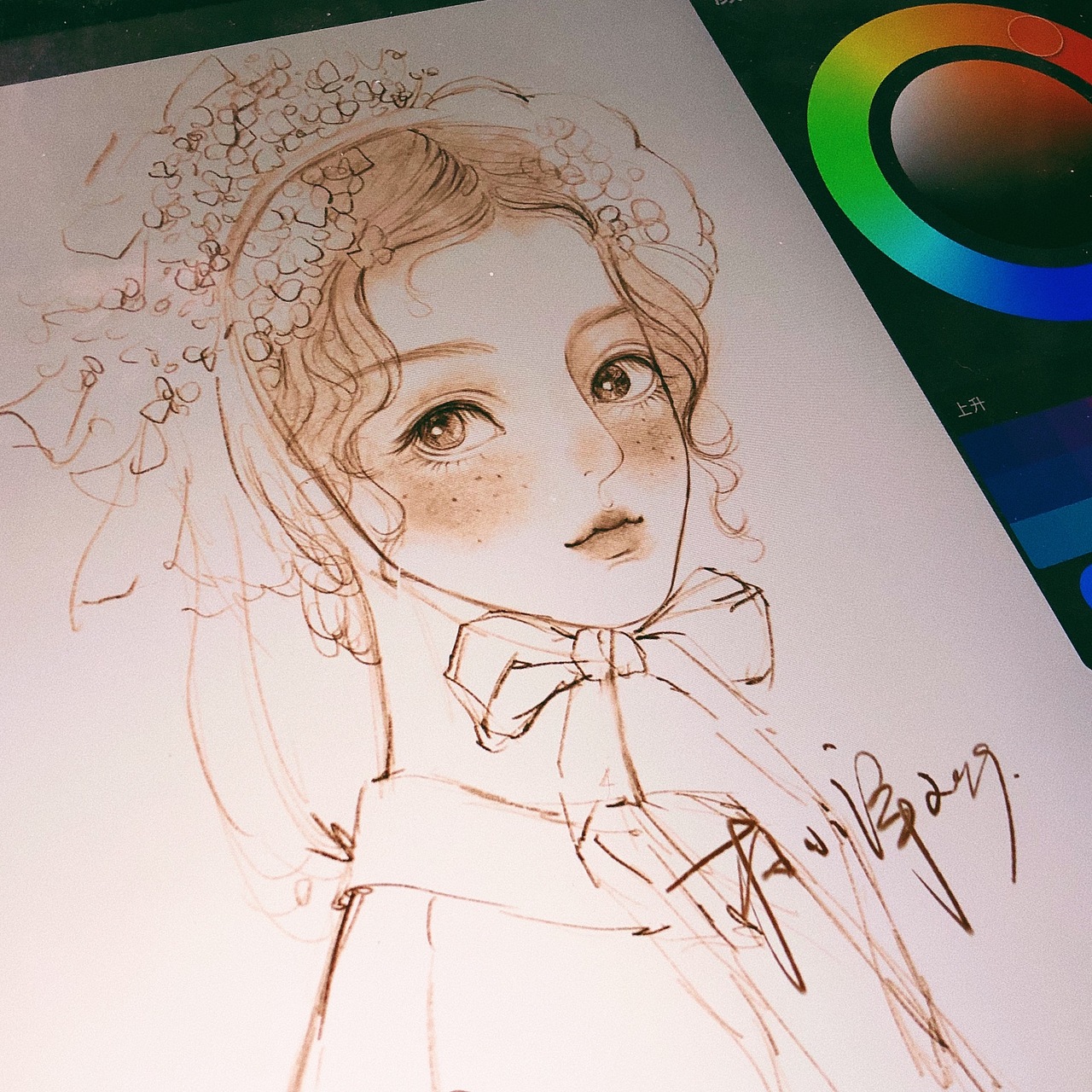 随笔,美丽的女孩。