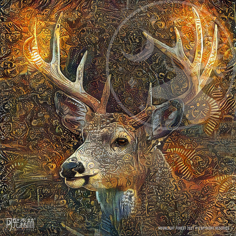 动物系列装饰画-vol.04 [月光森林]