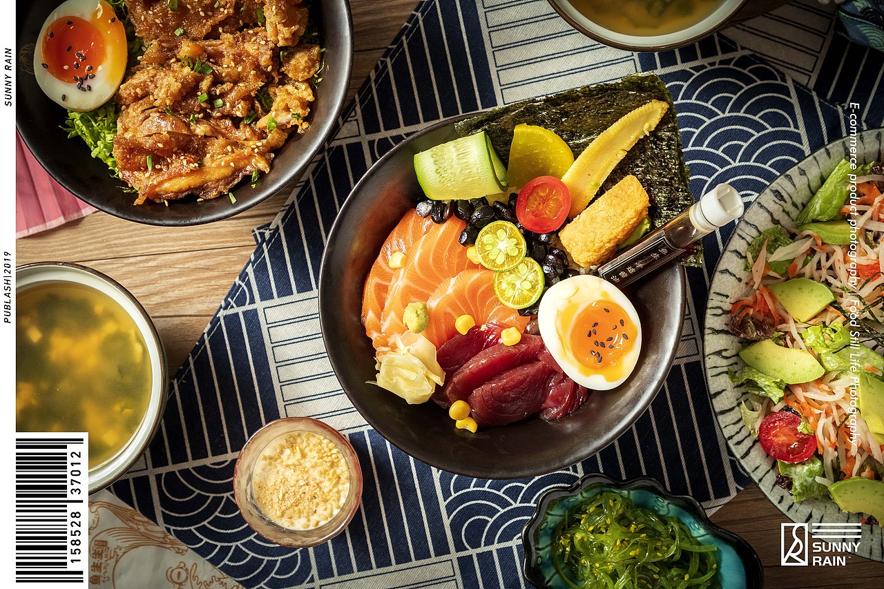 日式料理套餐摄影（图ZMTUyMzA0NTQ4） - 产品摄影 - 站酷设计师一场阳光雨原创素材 - 站酷ZCOOL