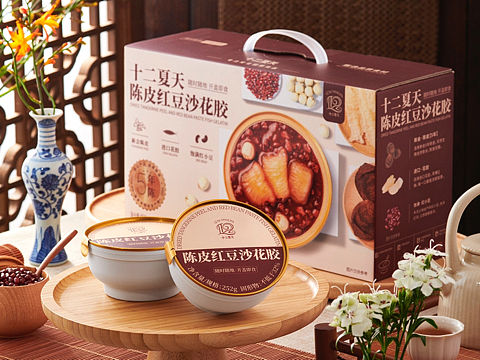 12夏天 陈皮红豆沙花胶 拍摄