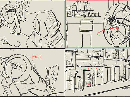 分镜类03号 羊男的圣诞节（上篇（下篇还没画））（个人主页-ZMjc0MDU3OTY=） - 动画片 - 站酷设计师z________y原创素材 - 站酷ZCOOL