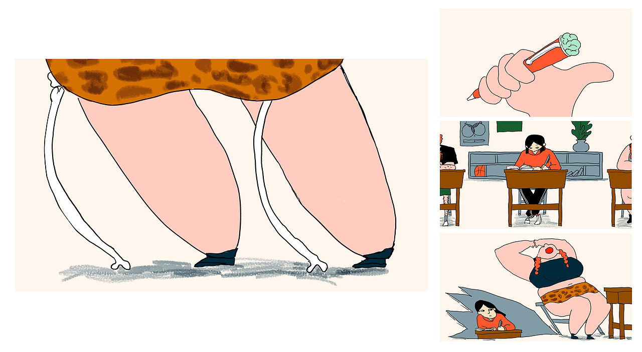 恐声症（图ZMjUzMDYxODI4） - 动画片 - 站酷设计师Ting汀兰原创素材 - 站酷ZCOOL