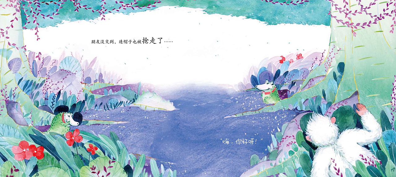 奇怪的白色小鳄鱼