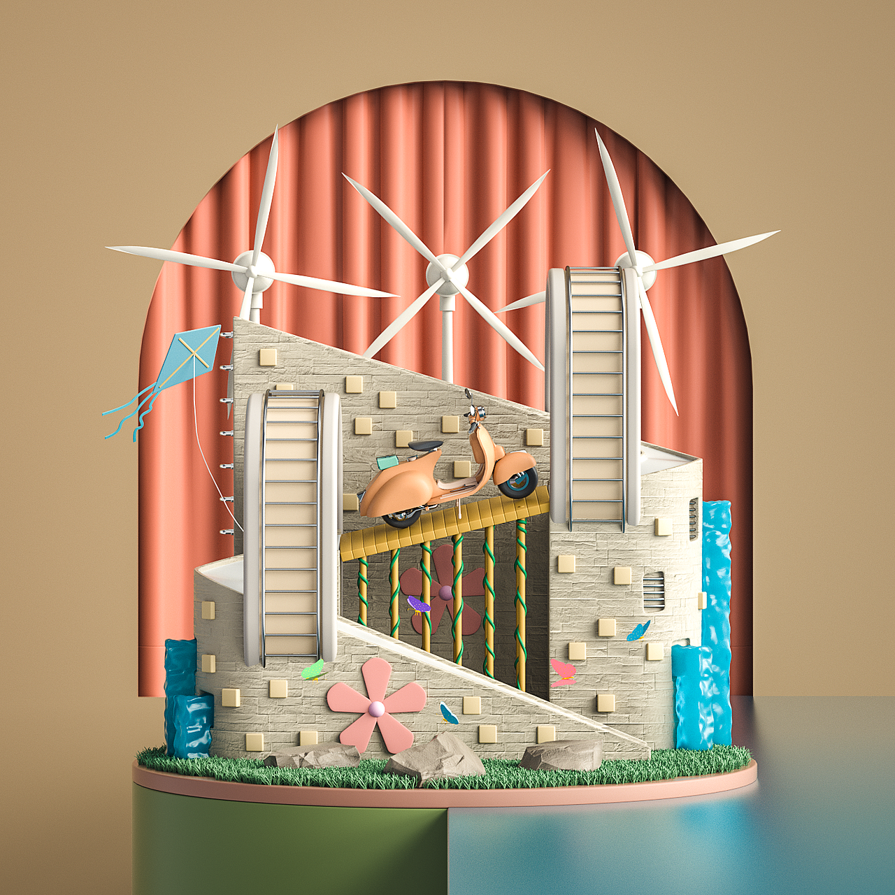 2020年OC作品合集（图ZMjQzOTg2NjI4） - 场景 - 站酷设计师墨文SJ原创素材 - 站酷ZCOOL