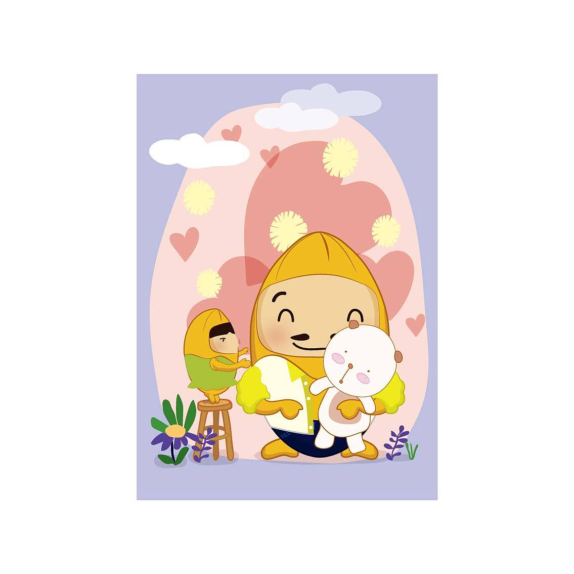 稻米宝贝日常宣传画