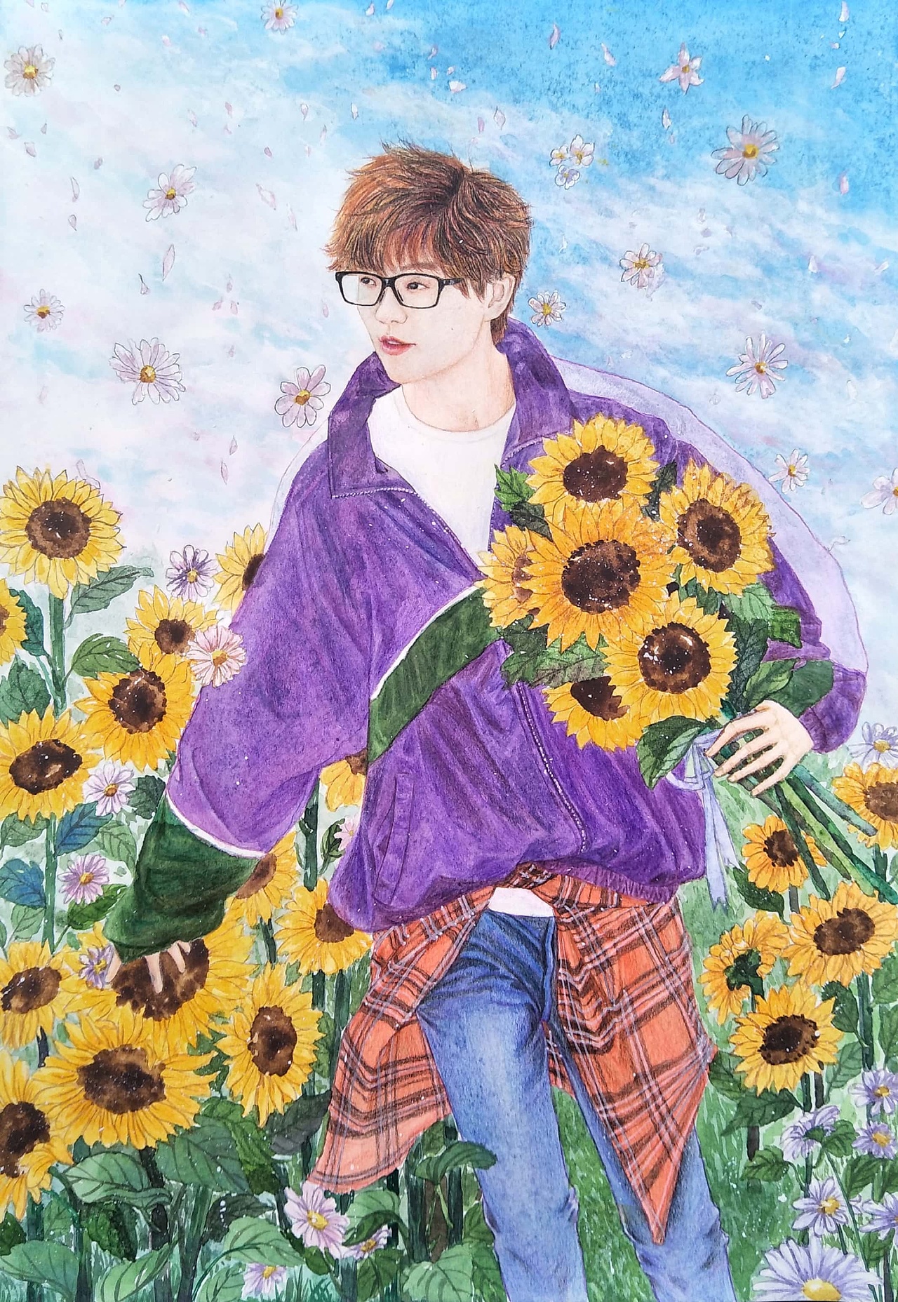 『原创』创意手绘许嵩,转载请注明出处