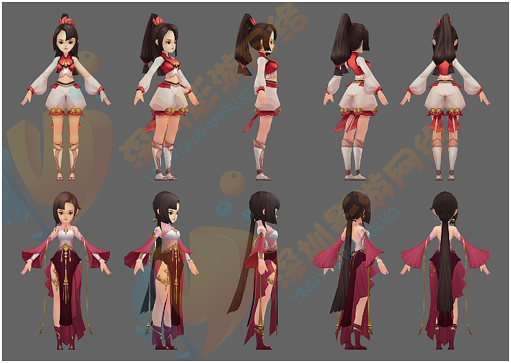 3D角色（图ZNDgxMDU5MzI=） - 其他 - 站酷设计师Hongxiuyan原创素材 - 站酷ZCOOL