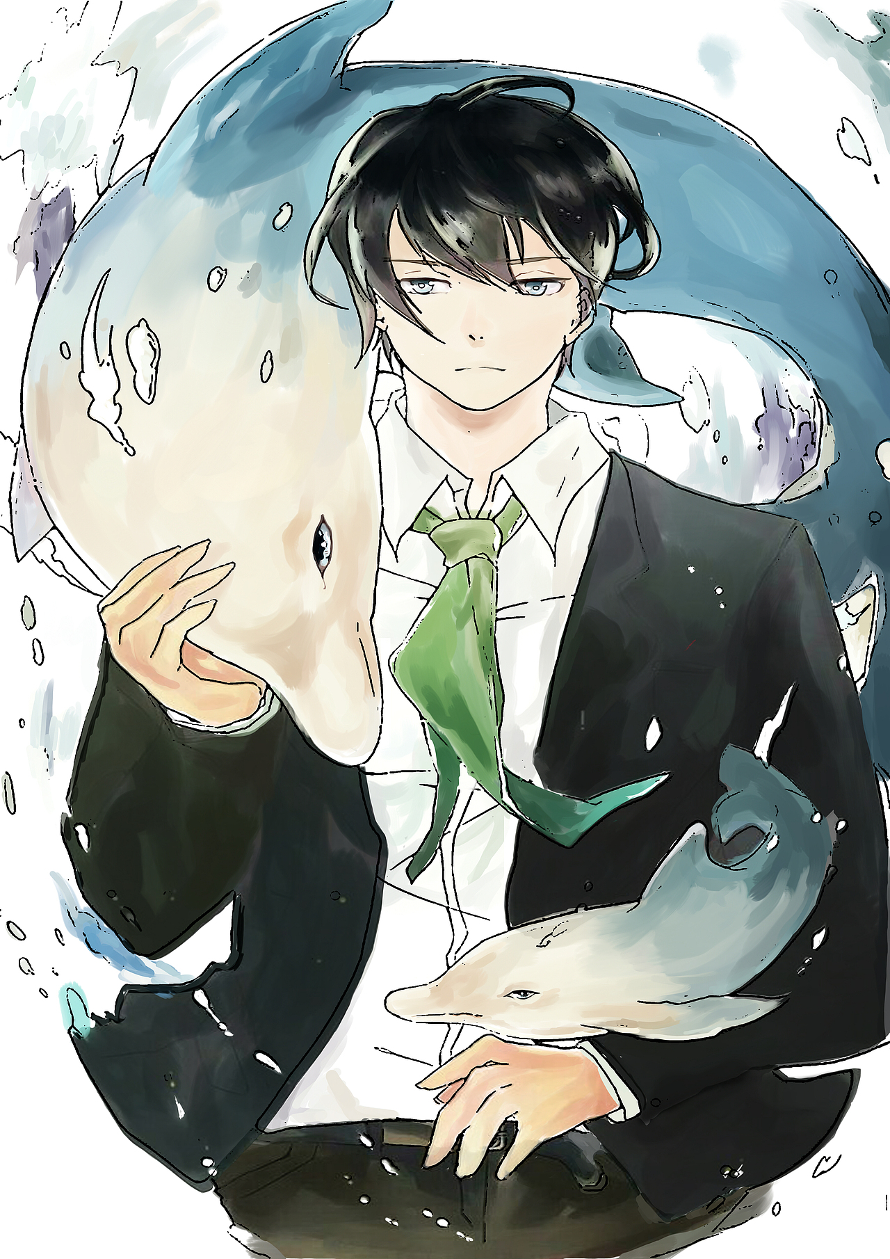 插画（图ZOTIwMjA4NzI=） - 创作习作 - 站酷设计师蓝莓是只猫原创素材 - 站酷ZCOOL