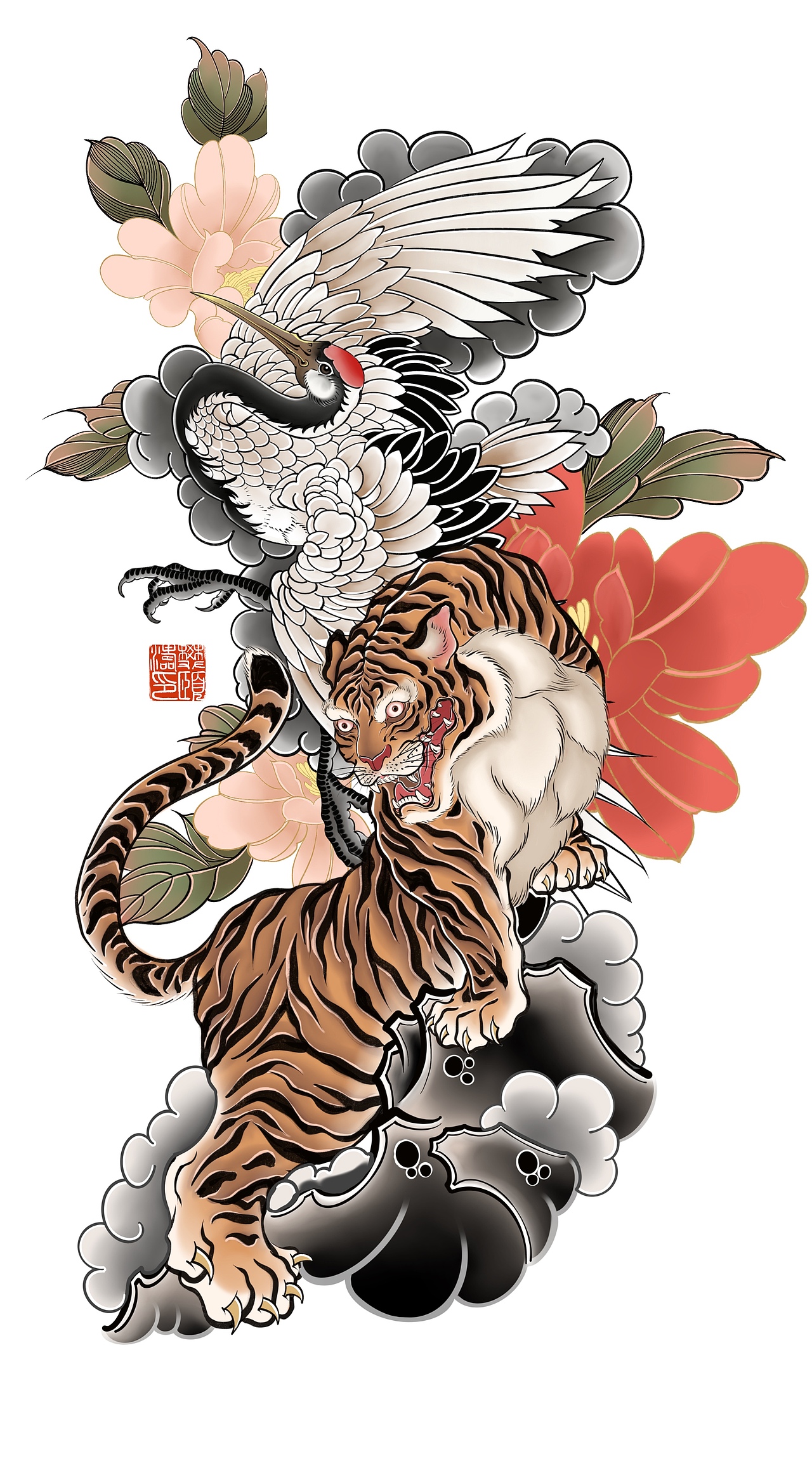 如虎添“亿”（图ZMjg1MDMzNzM2） - 商业插画 - 站酷设计师有一只小猴原创素材 - 站酷ZCOOL