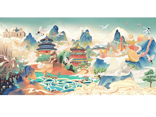 国潮插画  |  《九转京城》