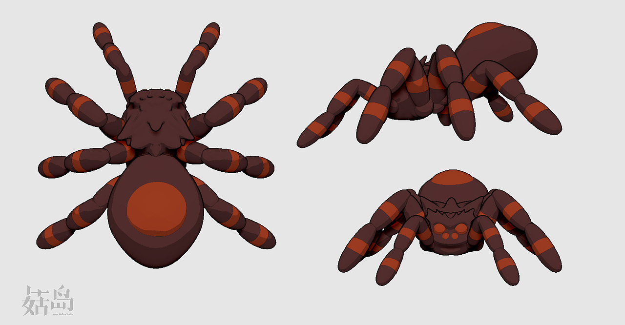哇 狼蛛！（图ZMjMwNTU5OTk2） - 商业插画 - 站酷设计师菇岛工作室原创素材 - 站酷ZCOOL