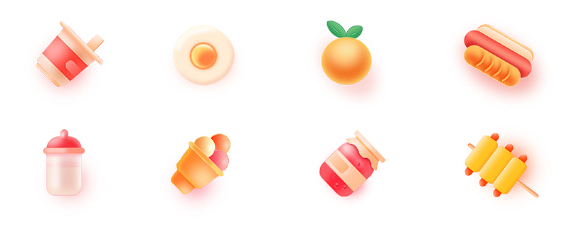 轻拟物图标临摹