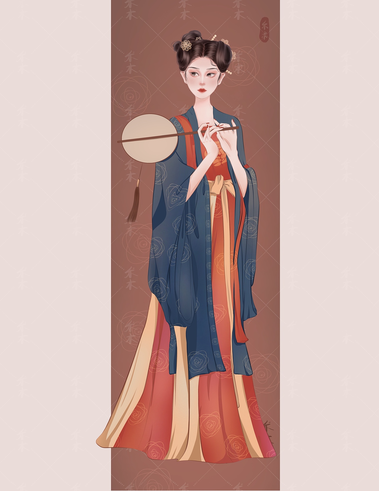 古装插画（图ZMjg1ODg4NjM2） - 商业插画 - 站酷设计师小梨木木原创素材 - 站酷ZCOOL
