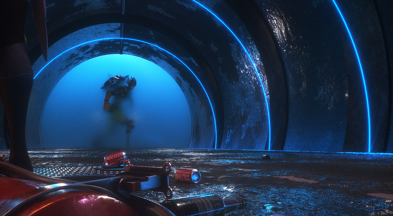 科幻概念风-CINEMA 4D