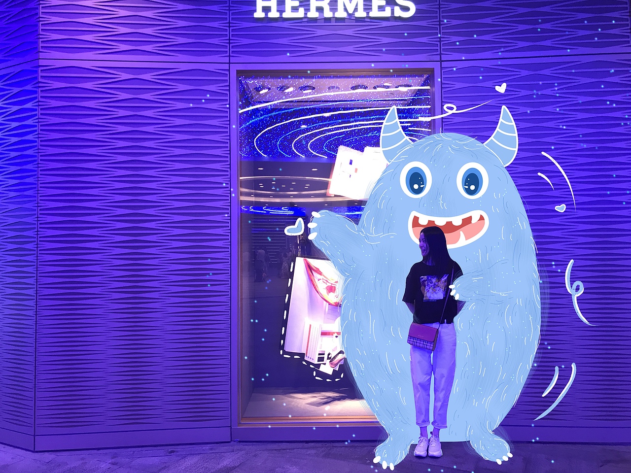 小怪兽来啦！（图ZMTk1MTQ1ODE2） - 新锐潮流插画 - 站酷设计师太阳野鹿原创素材 - 站酷ZCOOL