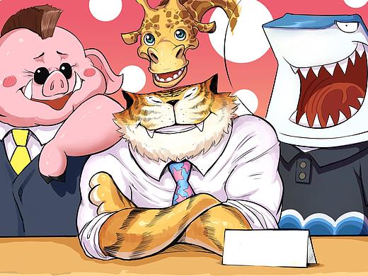 原创卡通形象《zoo》