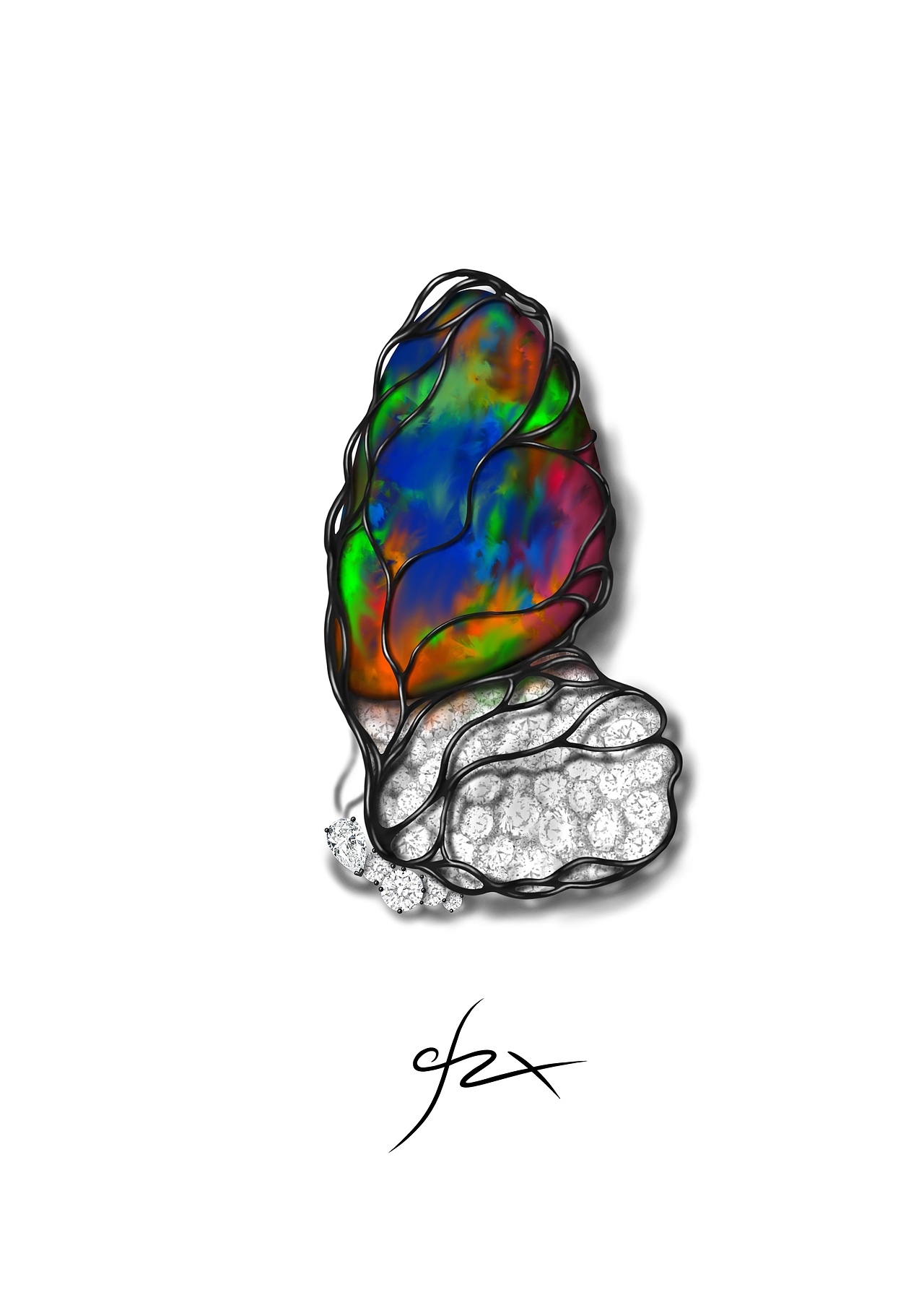 灵魂草稿,欧泊蝴蝶