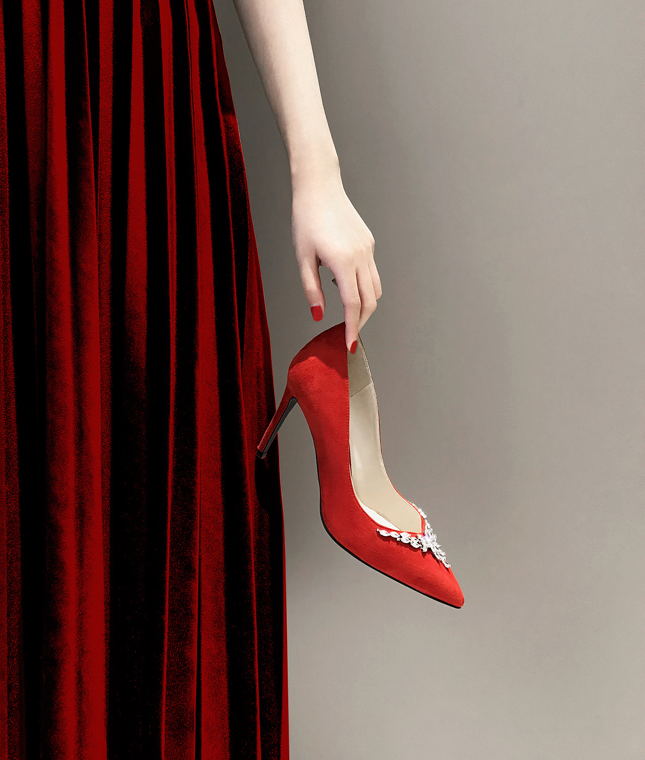 厚底樂福鞋 (酒紅色) | 鞋款 - CHARLES & KEITH HK