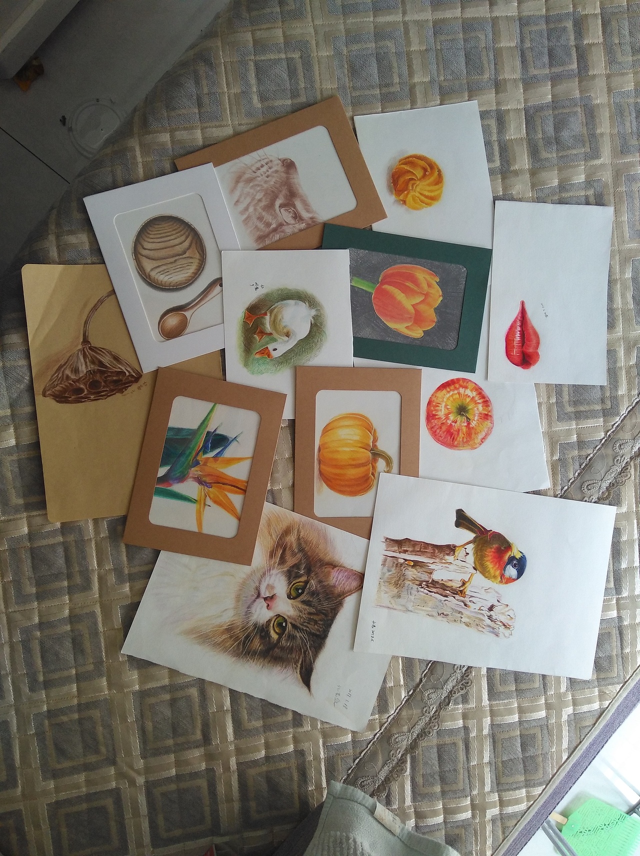 手绘彩铅作品（图ZMTI2MDM4MTg0） - 绘画 - 站酷设计师花花姐001原创素材 - 站酷ZCOOL