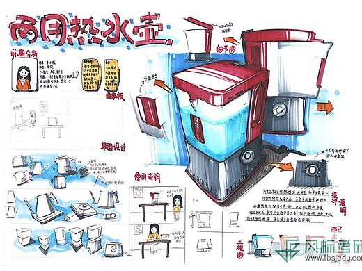 工业设计手绘  工业设计考研手绘  优秀快题手绘作品