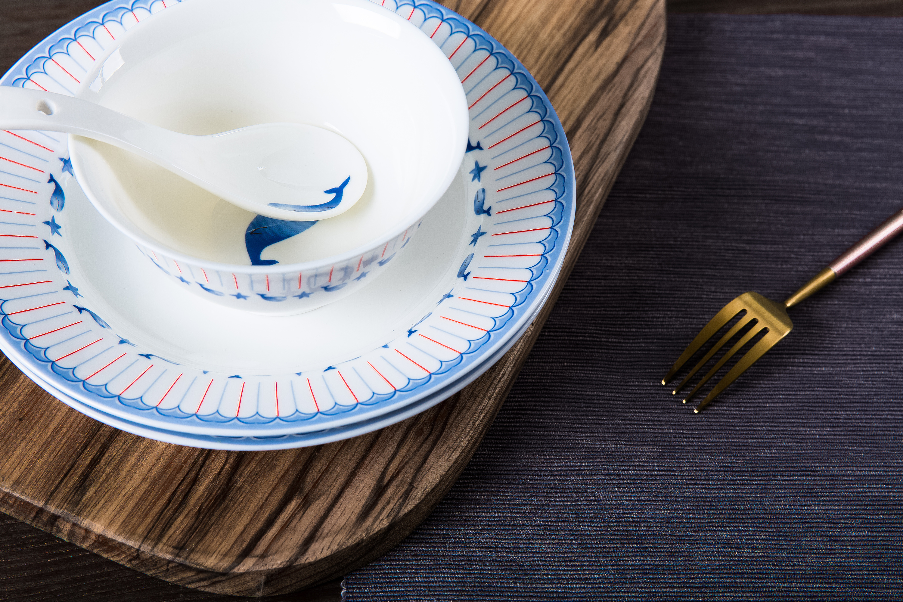 海洋系列陶瓷餐具