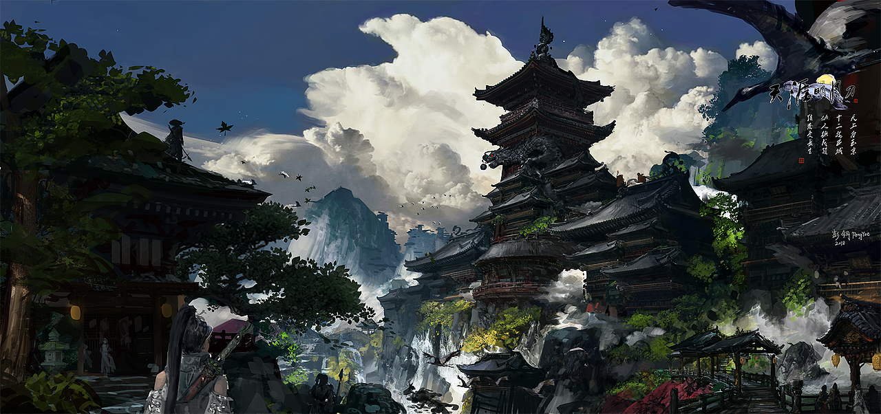 天涯明月刀（图ZMTIwODcxNTgw） - 创作习作 - 站酷设计师彭钥PengYue原创素材 - 站酷ZCOOL