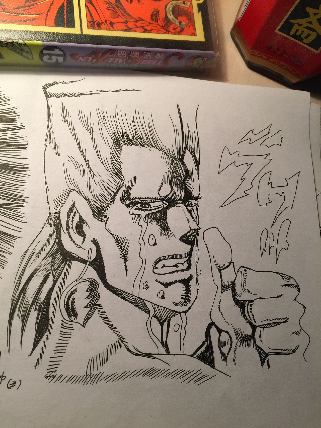 最近一段时间想画点东西,然后一发不可收拾 还在延续中 这是画jojo的