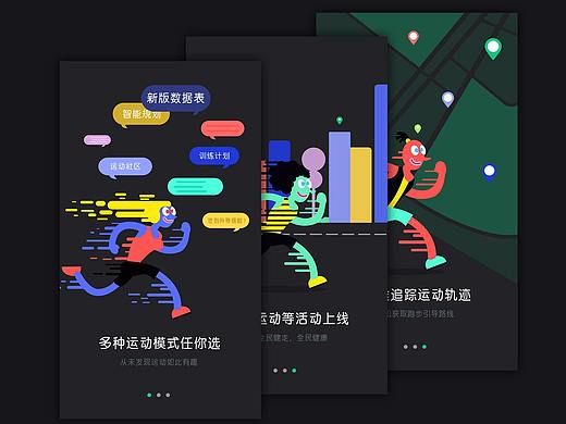 运动健身app 移动端效果展示图