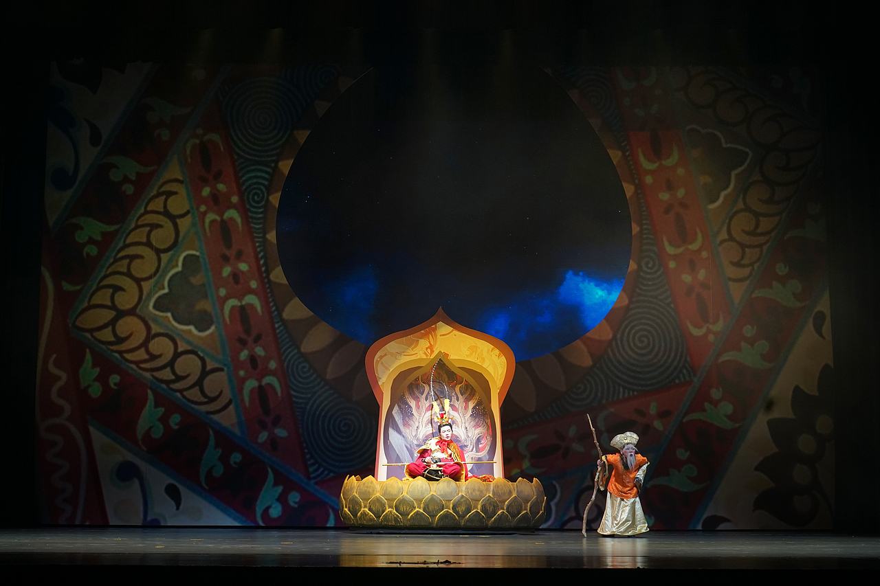 儿童剧《宝莲灯》舞美设计|空间|舞台美术|peggy佩仪舞美_原创作品
