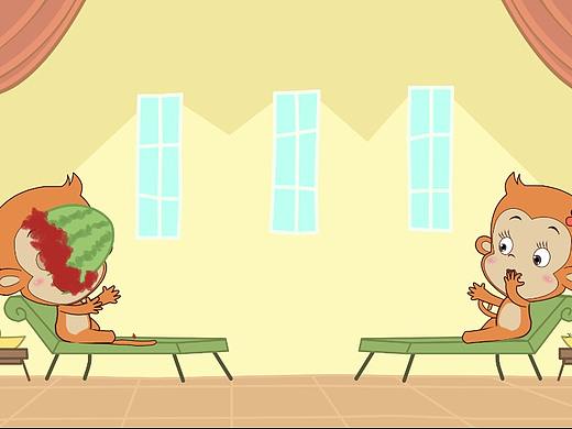 搞笑动画：扔葡萄