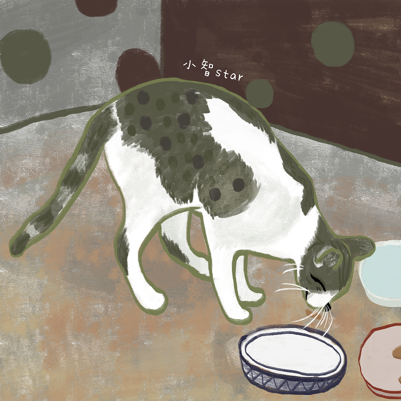 小智star ▏十大只创意插画猫（图ZMjUyOTg0MjQ0） - 绘画 - 站酷设计师小智star原创素材 - 站酷ZCOOL