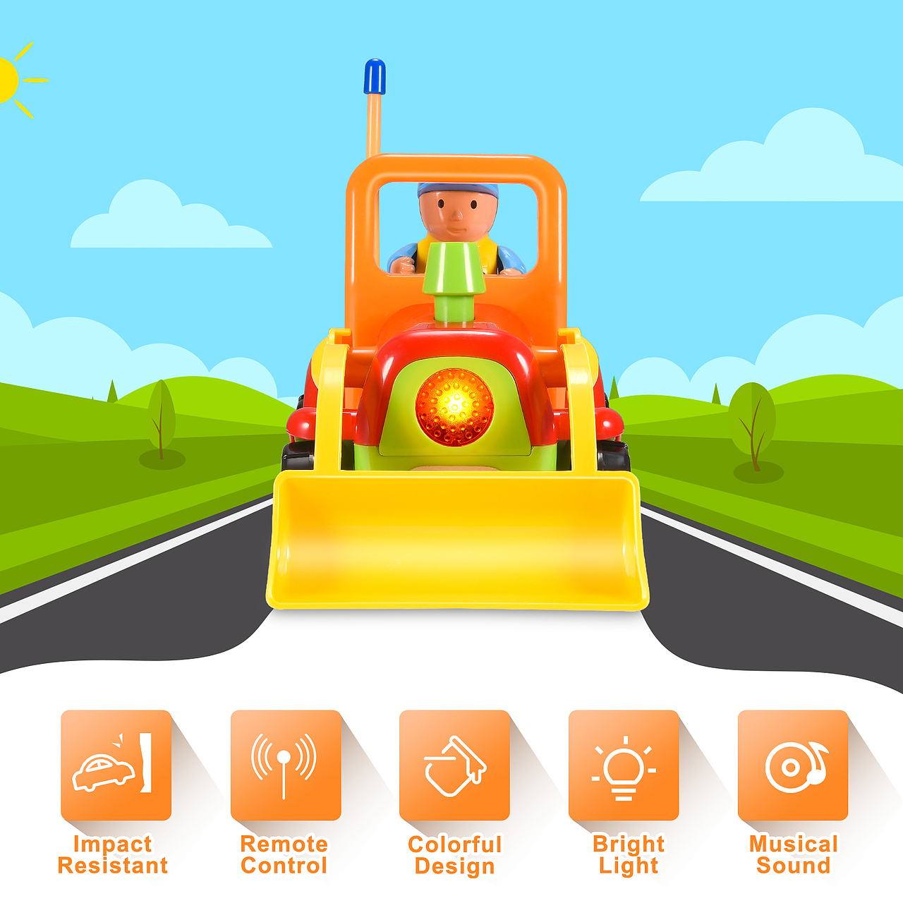 儿童玩具-遥控挖掘机