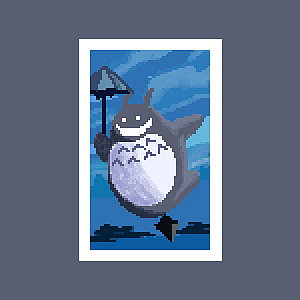 宫崎骏像素画系列第一波